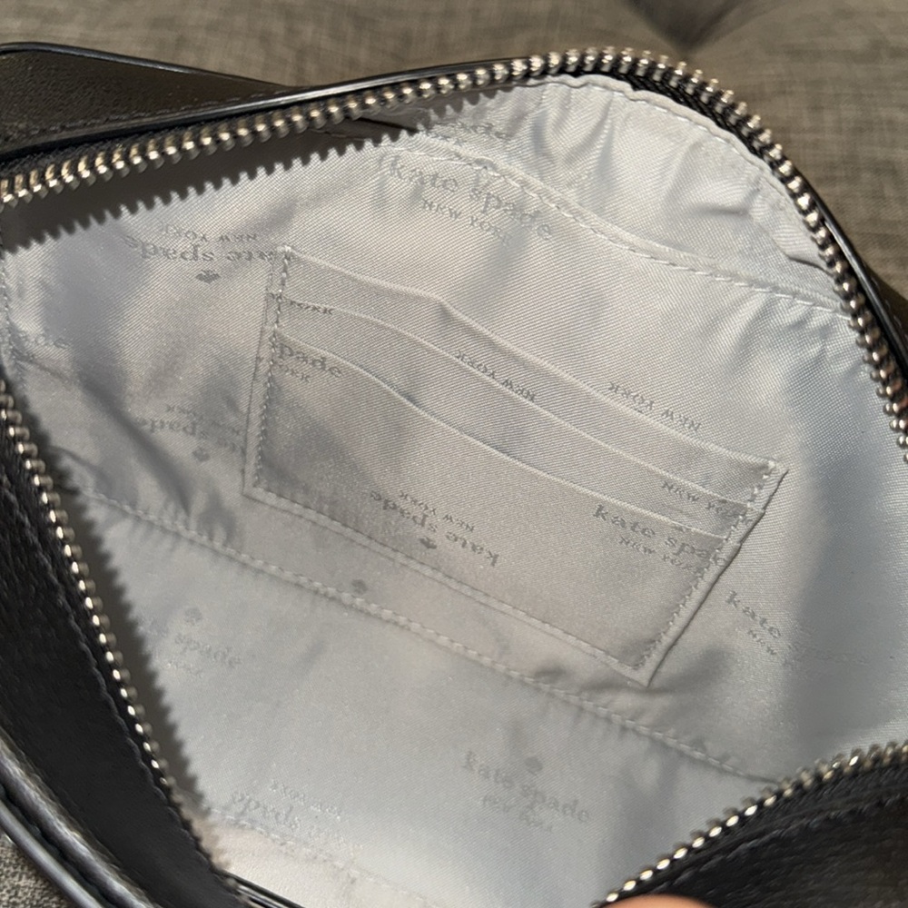 Kate Spade Sienna Gray Black Colorblock Camera Crossbody - Picture 10 of 17